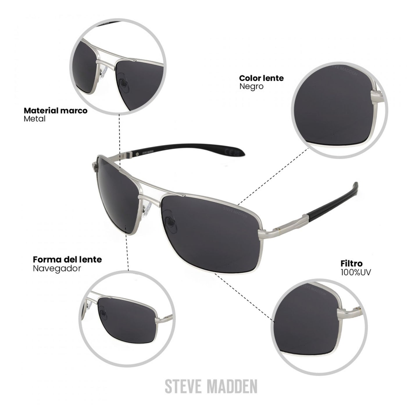 Lentes De Sol Steve Madden Outlook X17116