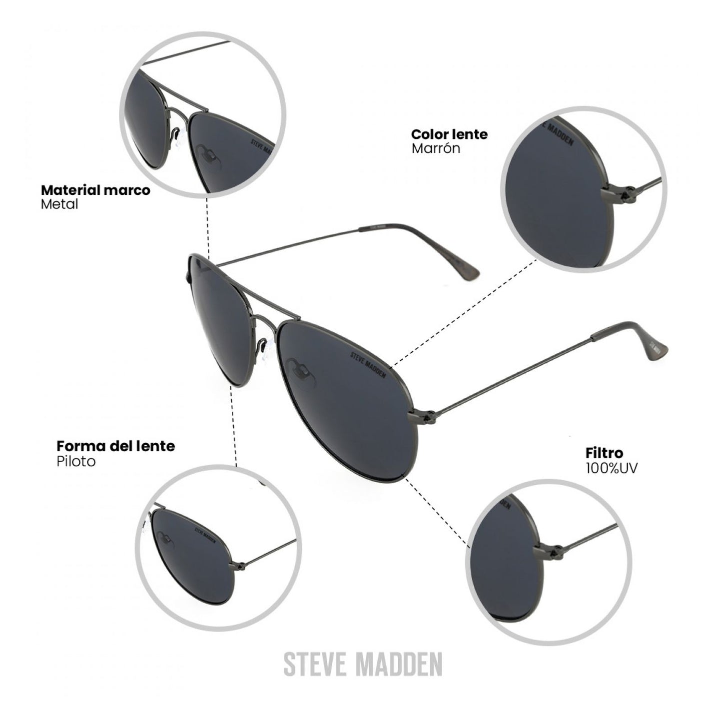 Lentes De Sol Steve Madden Outlook X17120