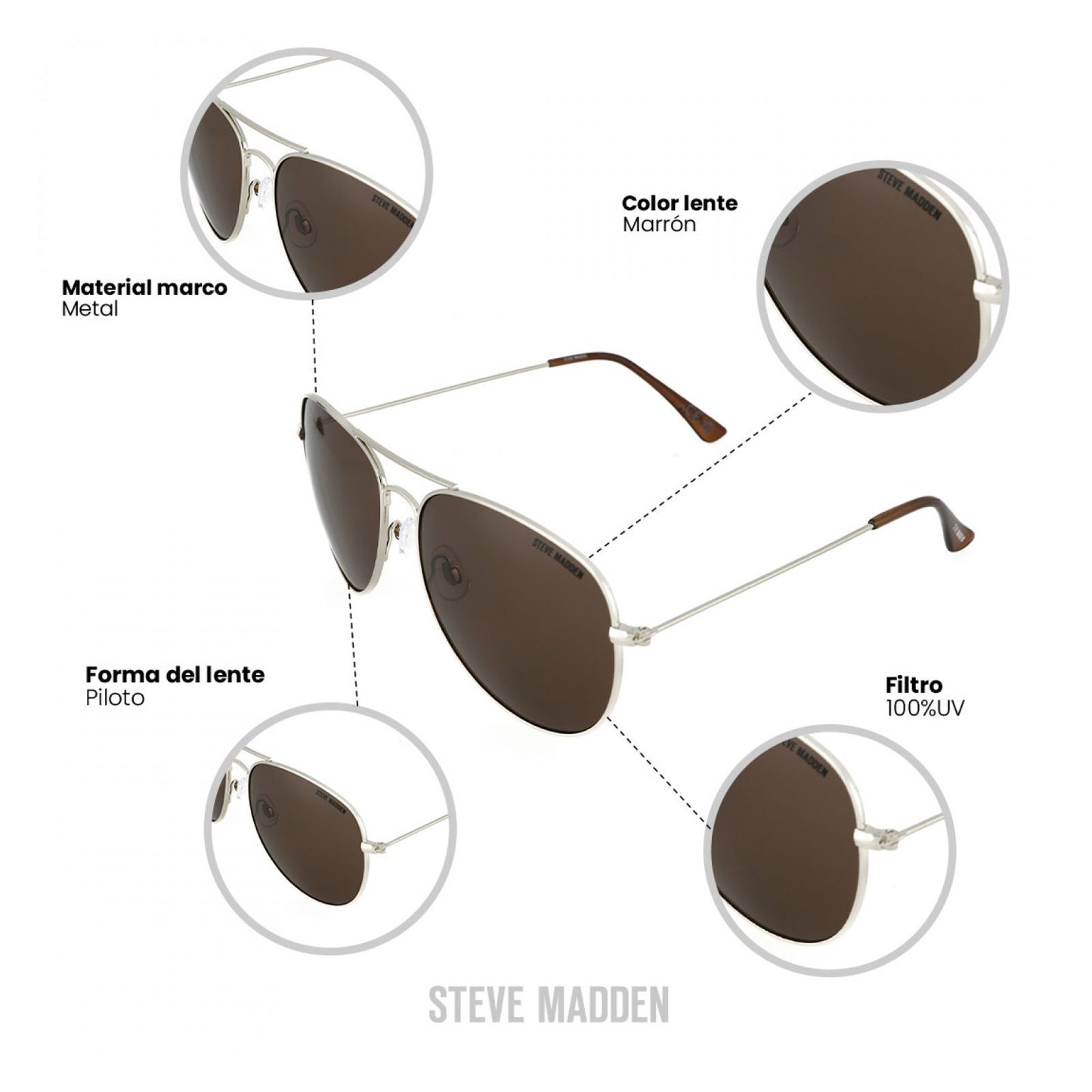 Lentes De Sol Steve Madden Outlook X17121