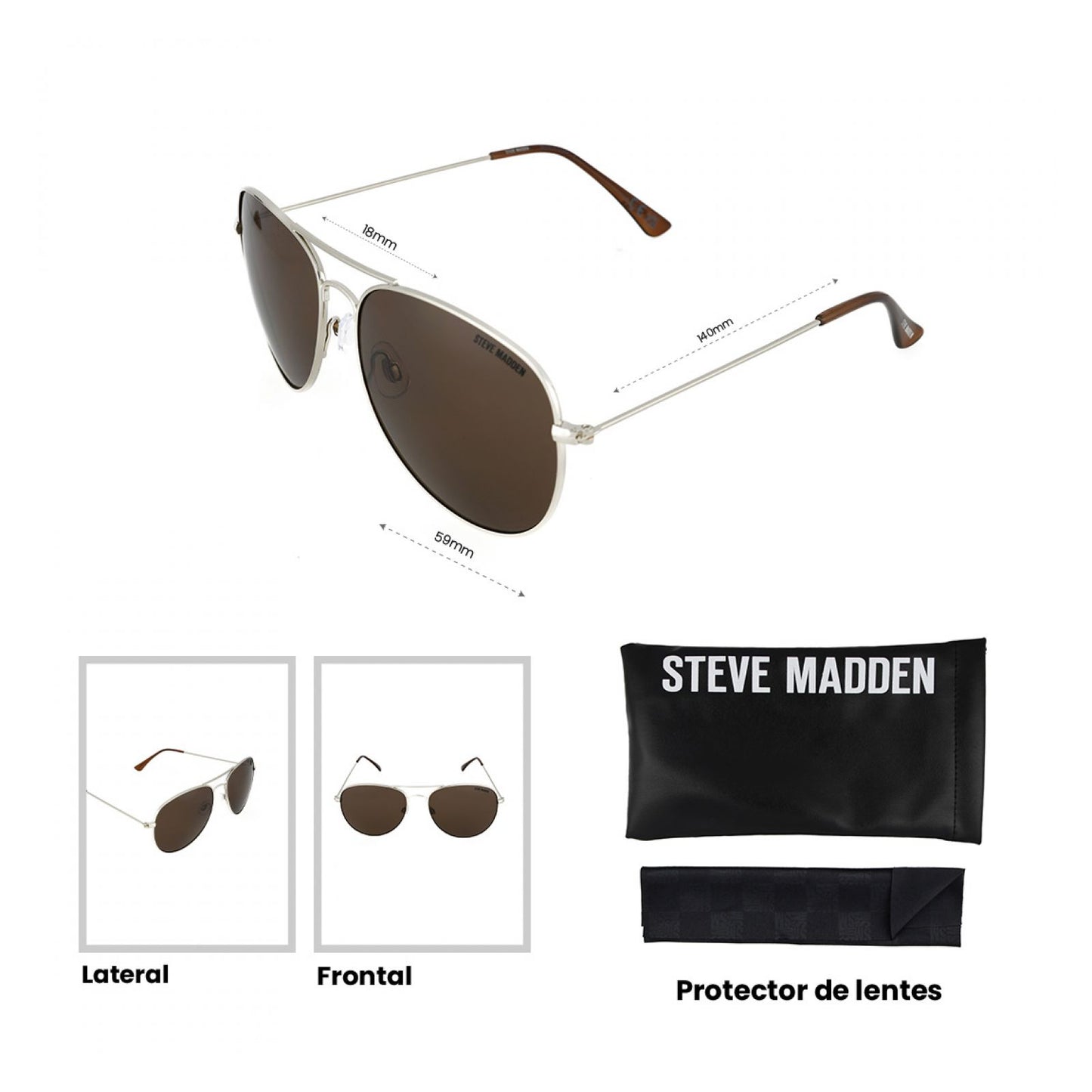 Lentes De Sol Steve Madden Outlook X17121