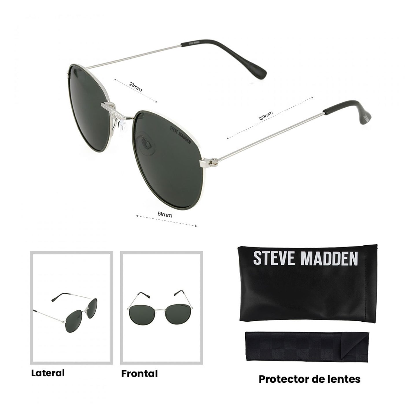 Lentes De Sol Steve Madden Outlook X17137