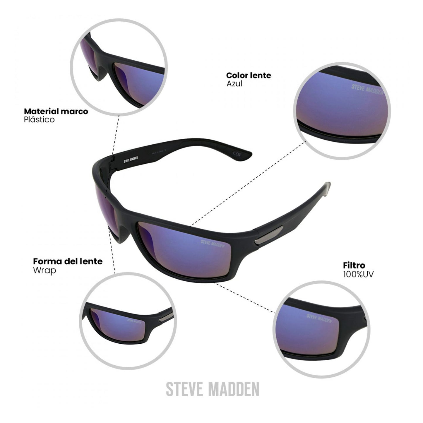 Lentes De Sol Steve Madden Outlook X17166