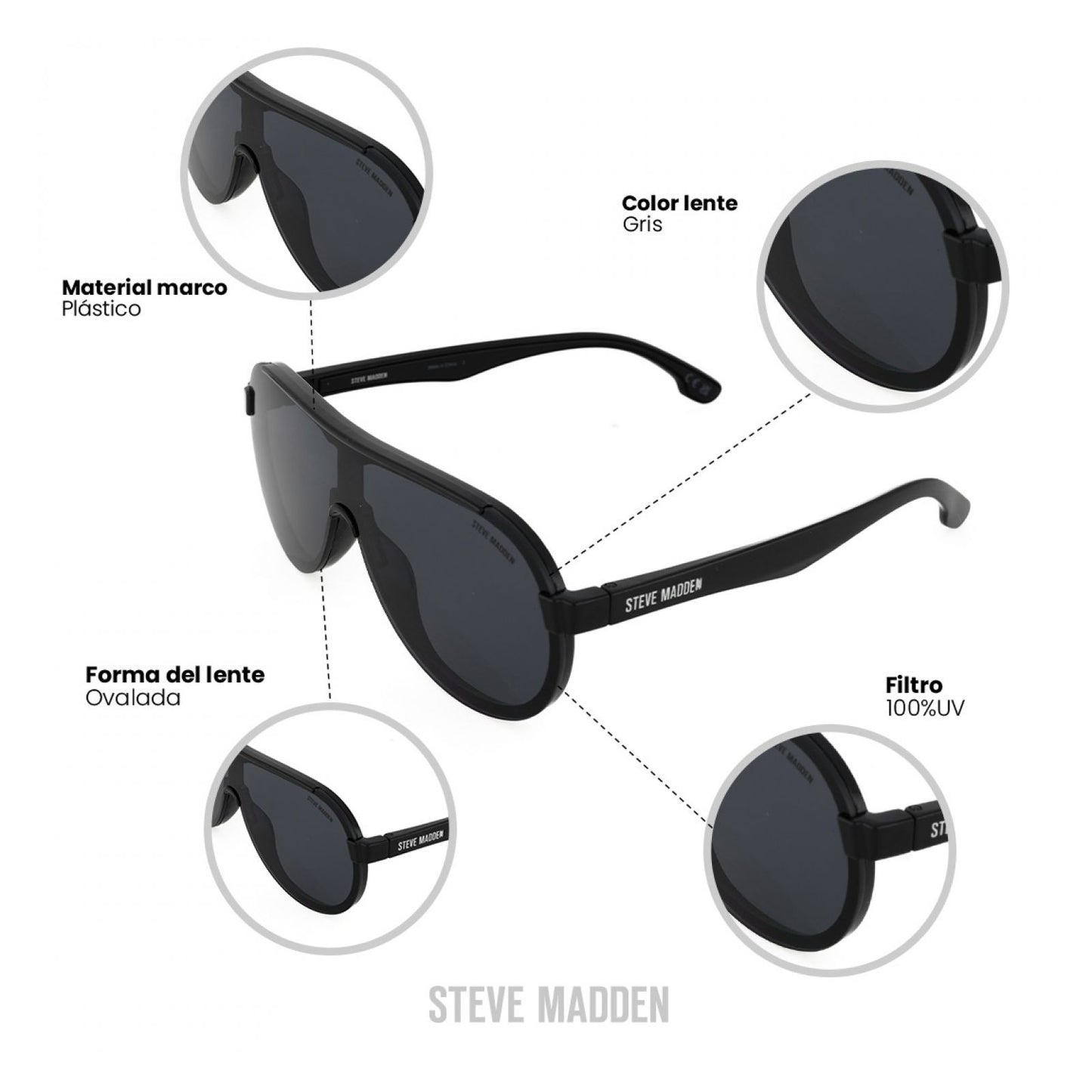 Lentes De Sol Steve Madden Outlook X17175