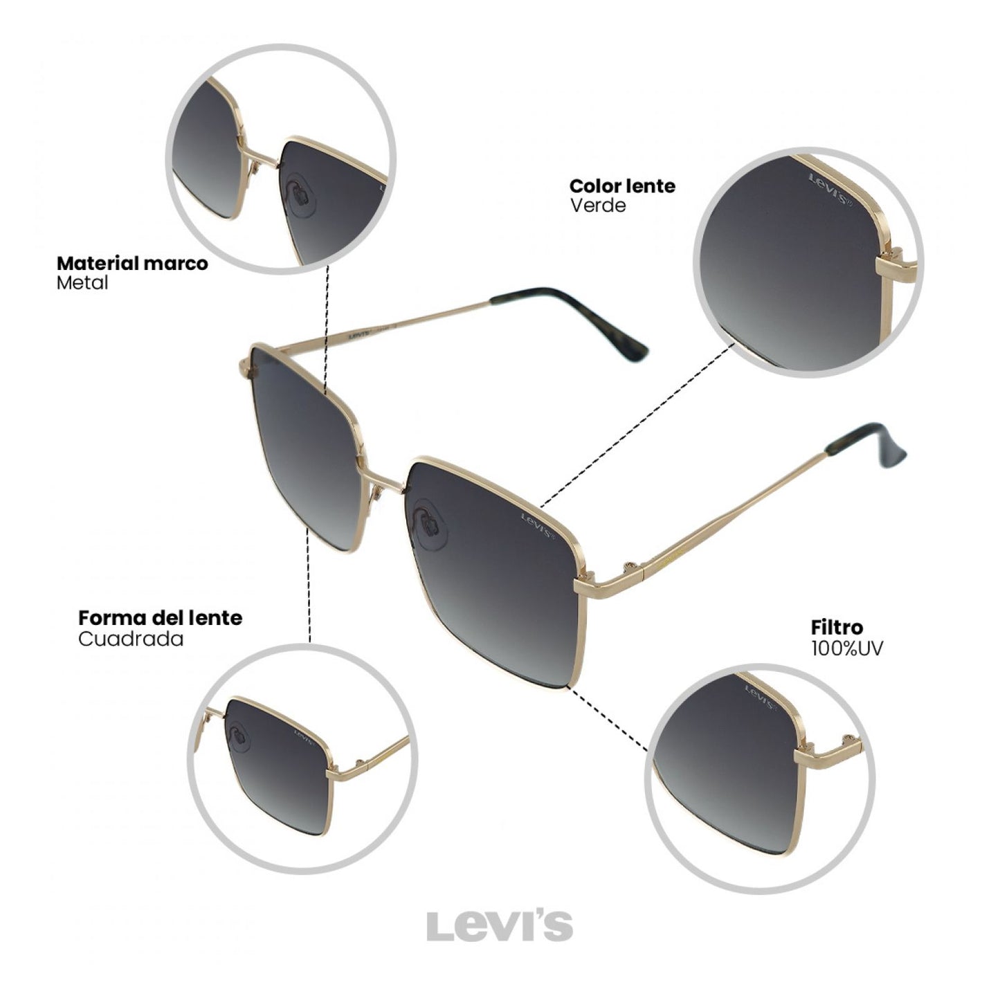 Lentes De Sol Levis Outlook X13146