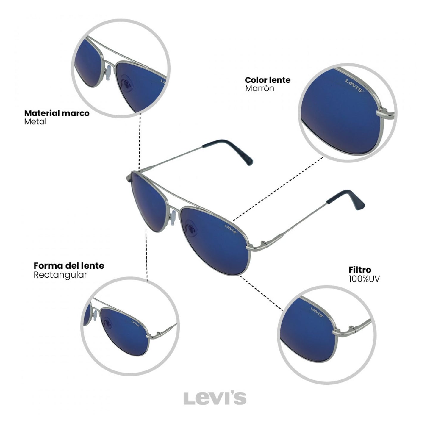 Lentes De Sol Levis Outlook X13174