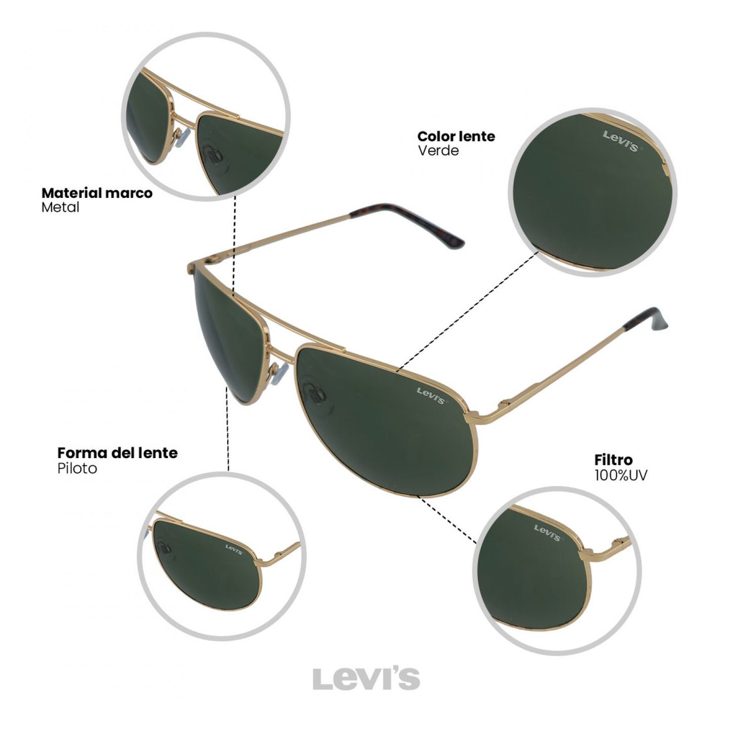 Lentes De Sol Levis Outlook X13193