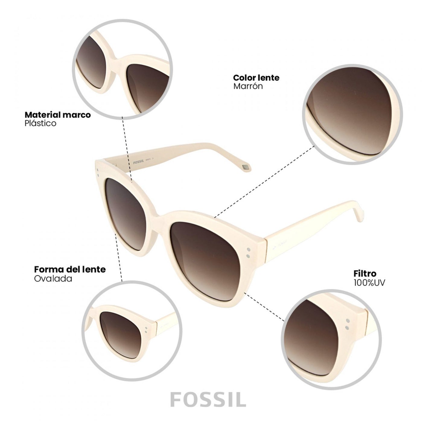 Lentes De Sol Fossil Outlook X82674