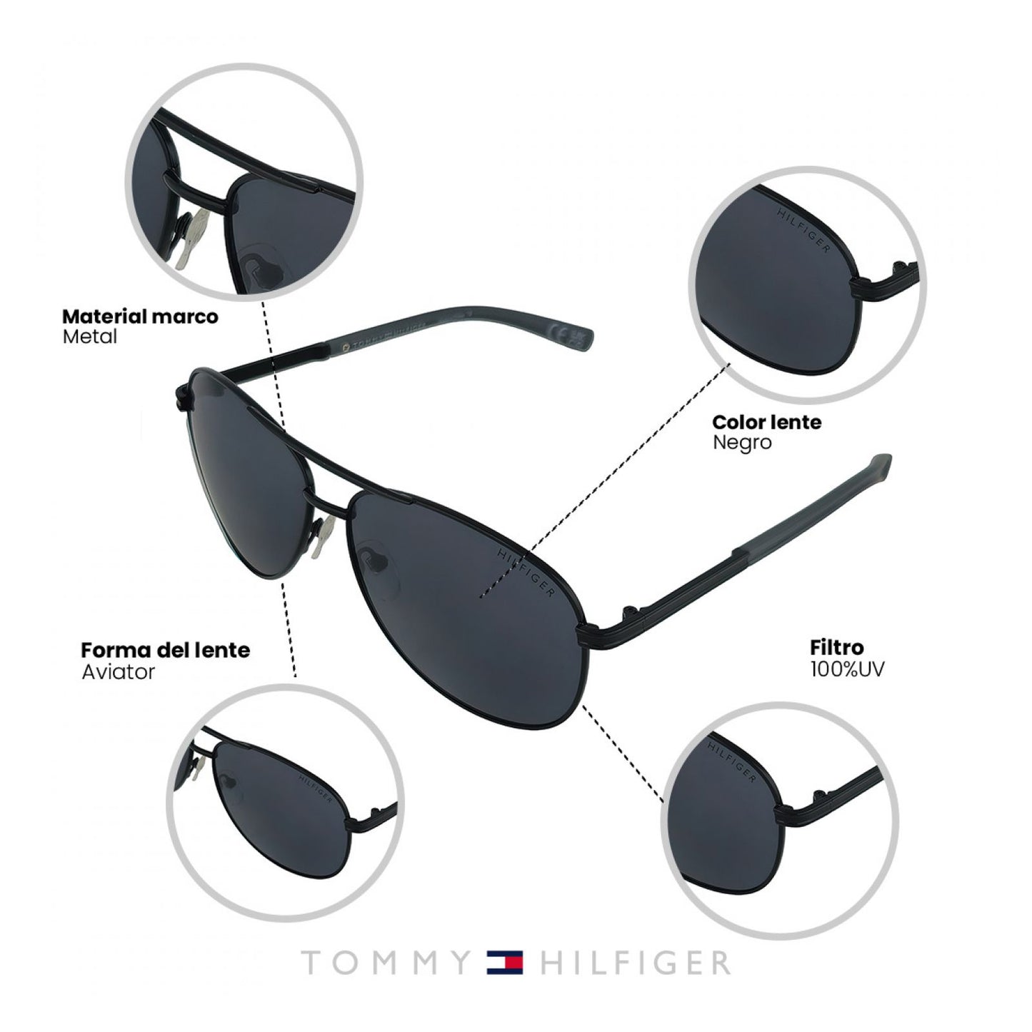 Lentes De Sol Tommy Hilfiger Outlook 66396173