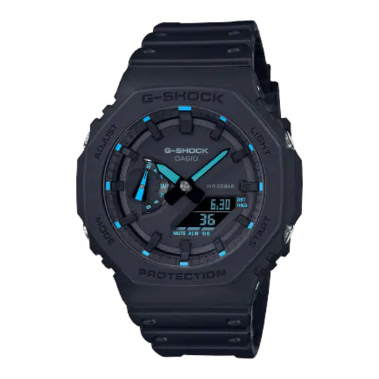 Reloj G-shock Acento De Neon Ga-2100-1a2dr