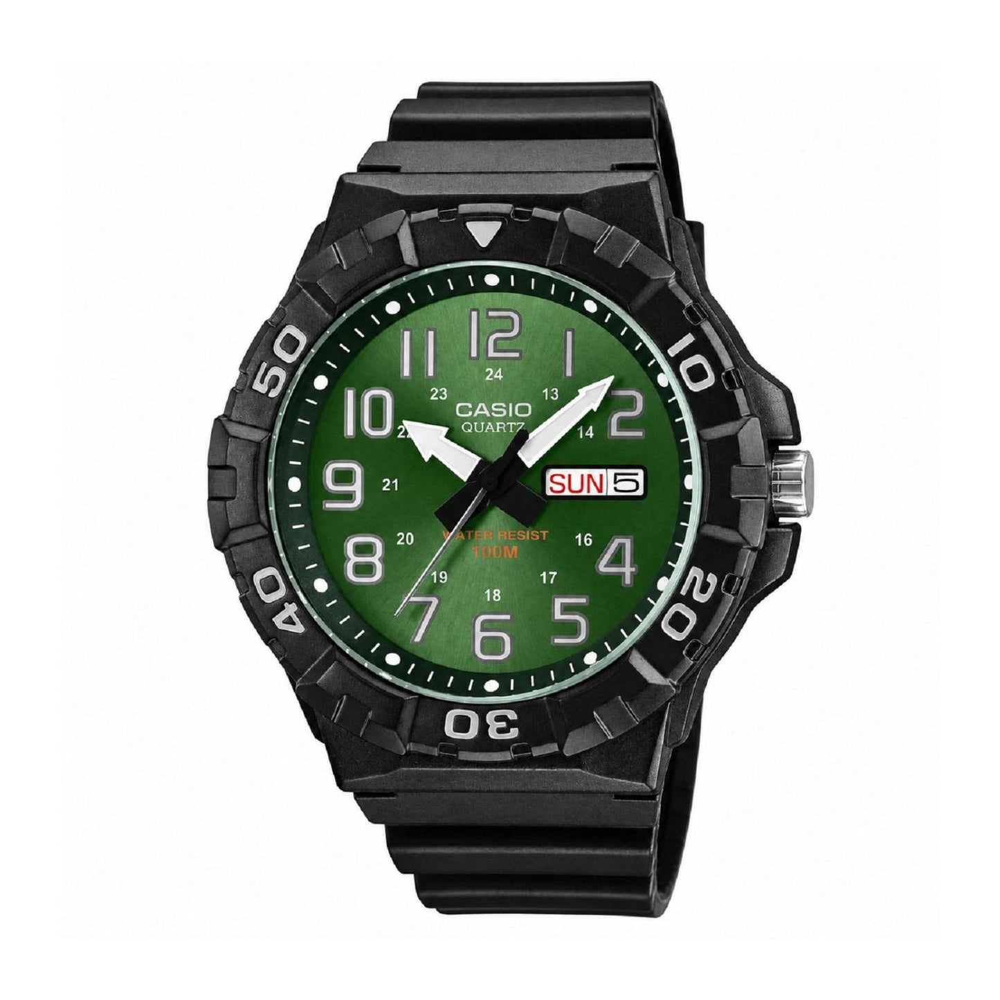 Reloj Casio Cara Verde Mrw-210h-3bvdf