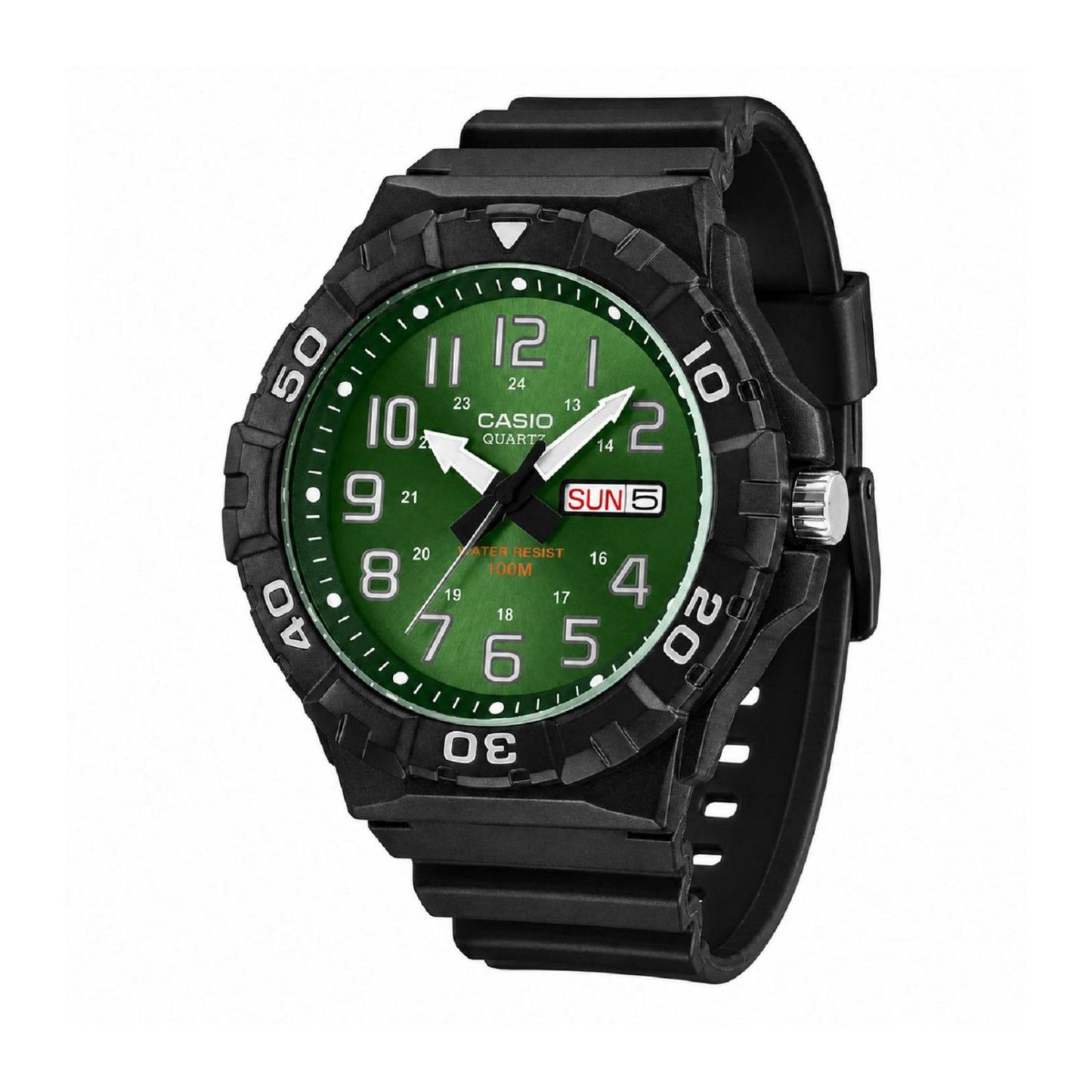 Reloj Casio Cara Verde Mrw-210h-3bvdf