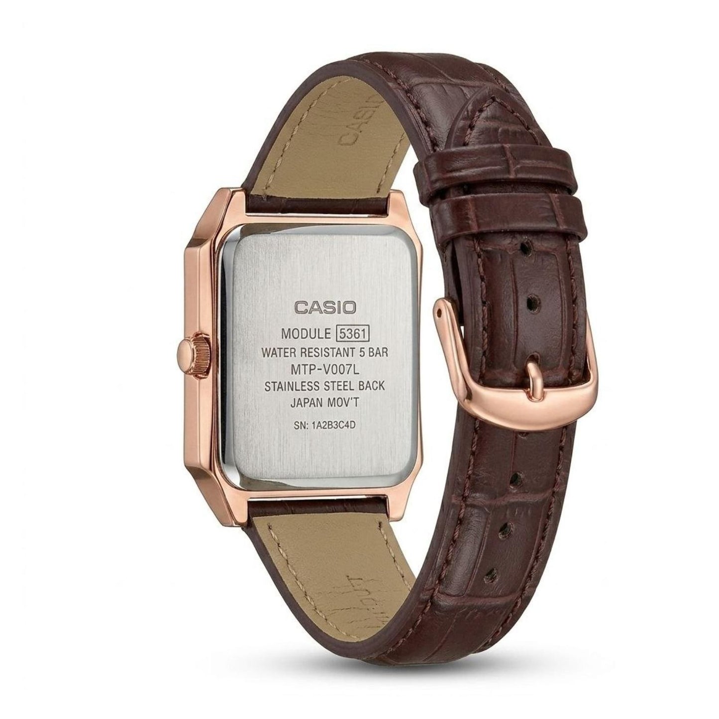 Reloj Casio Mtp-b190 Mtp-b190rgl-9bvdf