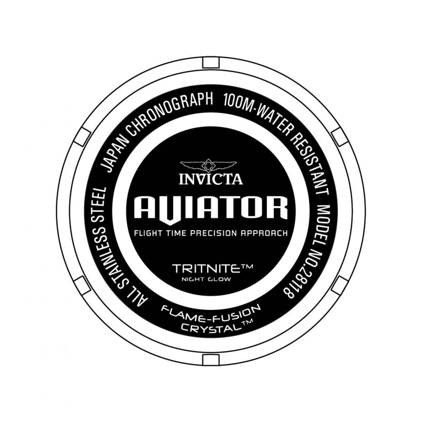 Reloj Invicta Aviator 28118