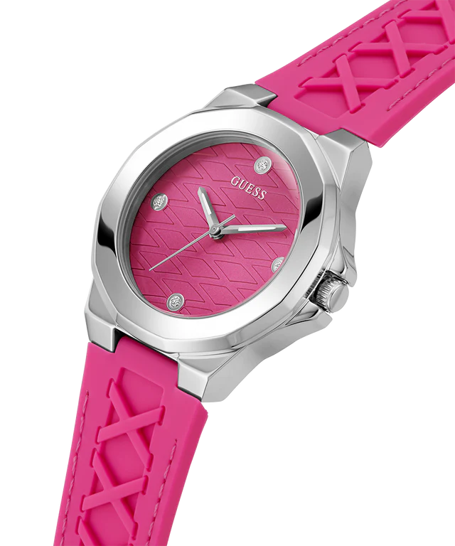 Reloj analógico Guess para mujer, GW0018l1, color de la correa: rosa Reloj analógico Guess para mujer, GW0018l1, color de la correa: rosa