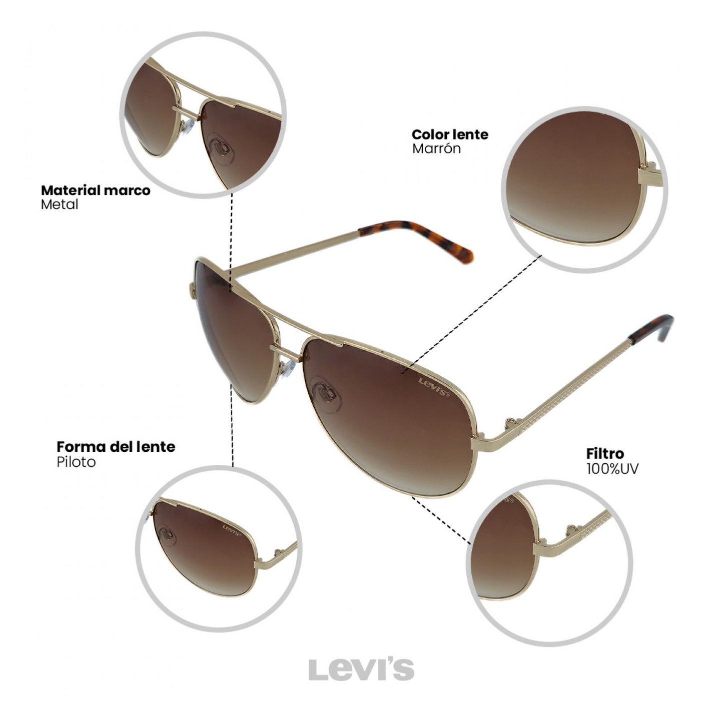 Lentes De Sol Levis Outlook X13039