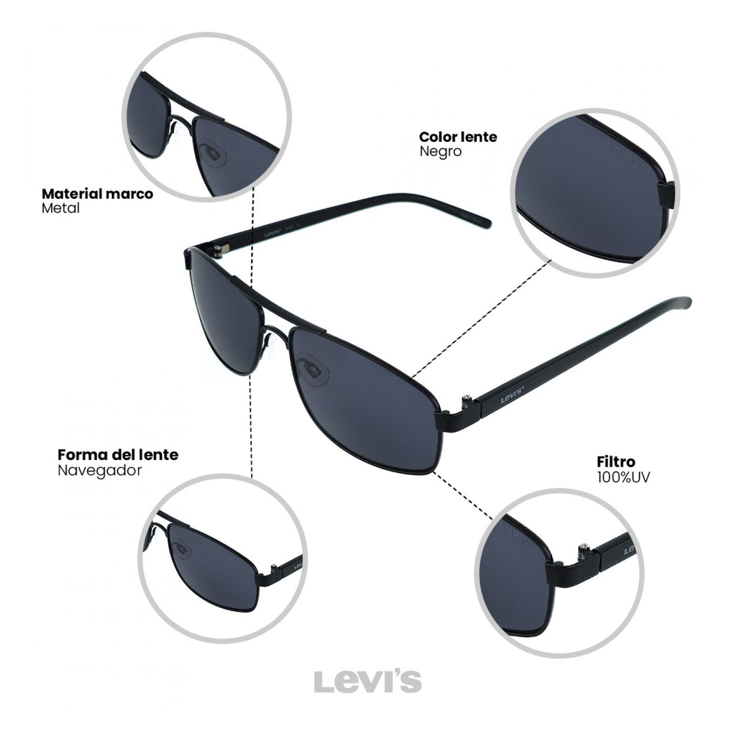 Lentes De Sol Levis Outlook X14027