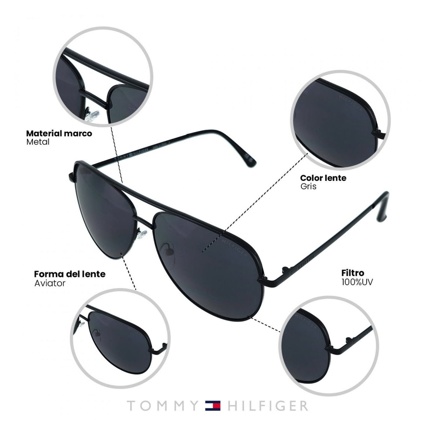 Lentes De Sol Tommy Hilfiger Outlook X62050