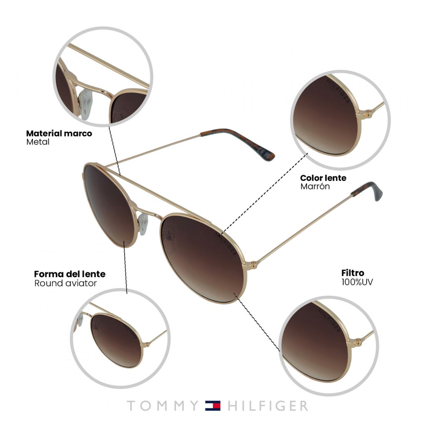 Lentes De Sol Tommy Hilfiger Outlook X64011