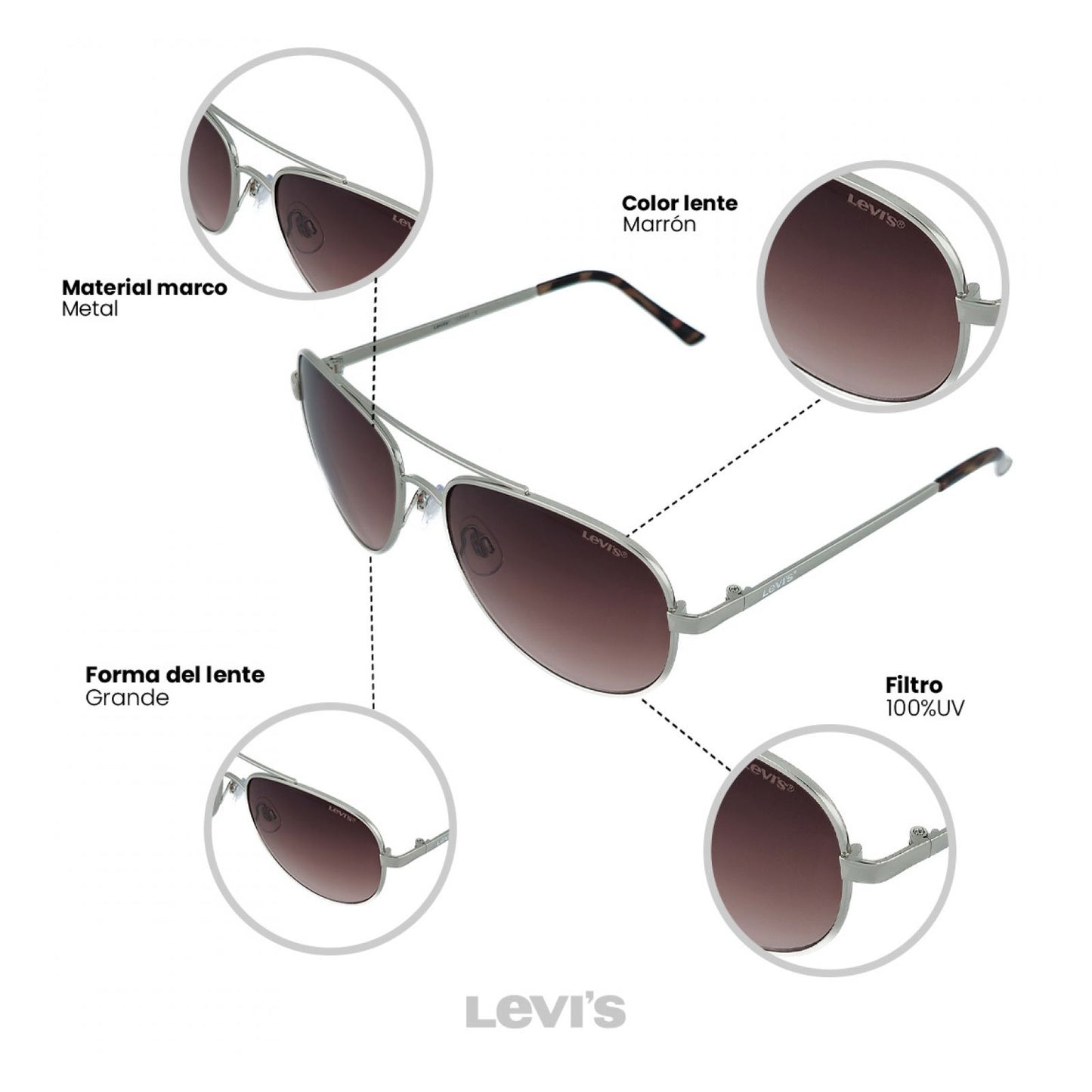 Lentes De Sol Levis Outlook X13049