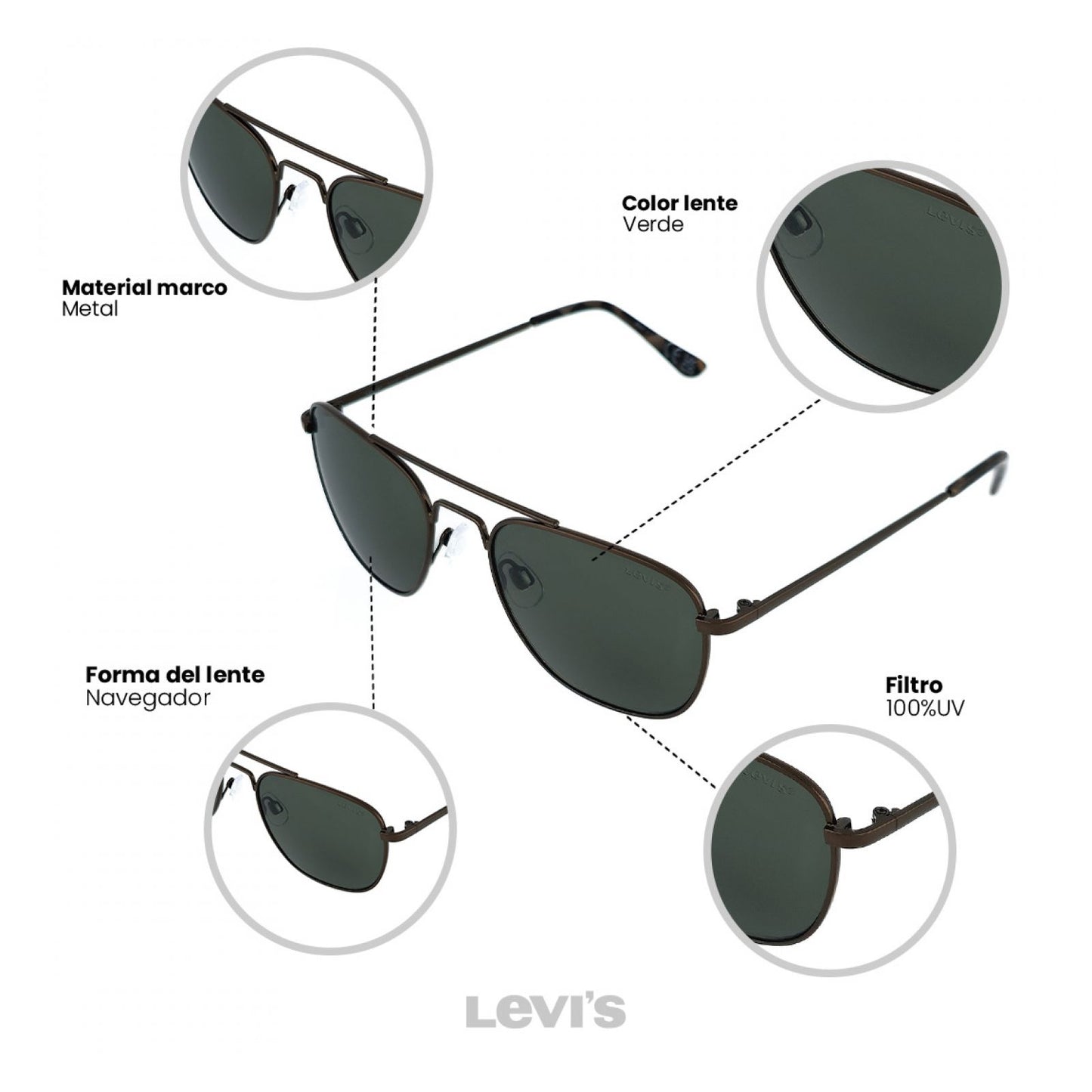 Lentes De Sol Levis Outlook X14037